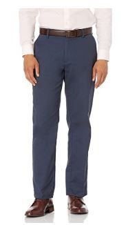 Photo 1 of Amazon Essentials Men's Classic-fit Wrinkle-Resistant Flat-Front Chino Pant 33W X 28L