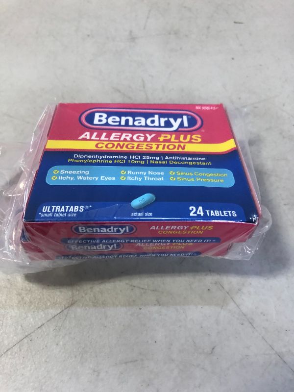 Photo 1 of 2 PACK OF BENADRYL EXP 06/21