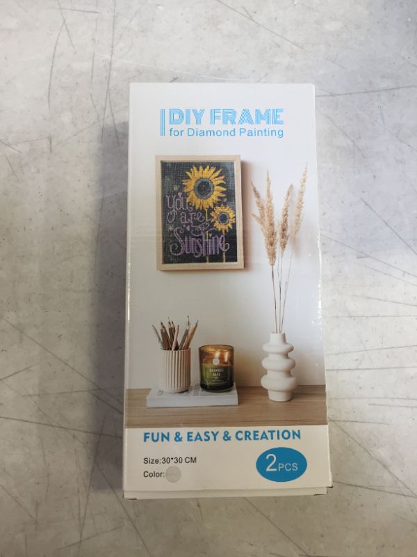 Photo 1 of DIY FRAME FOR DIAMOND PAINTING 30 X 30CM (2 PCS)