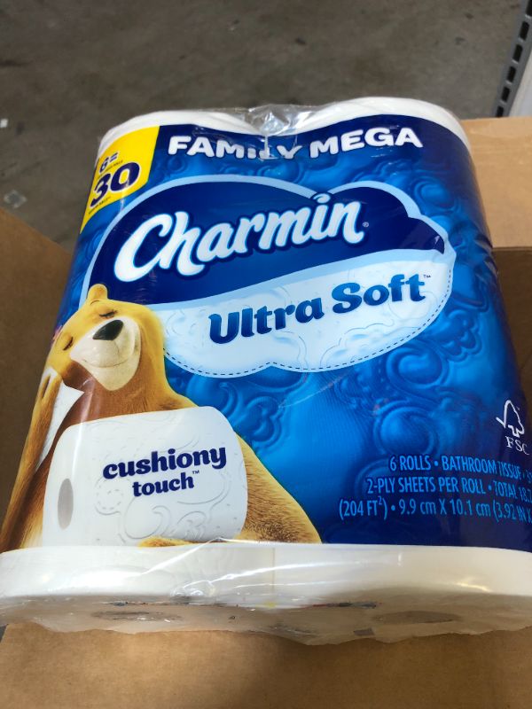 Photo 1 of 3 6 PACKS OF CHARMEN TOILET PAPER 