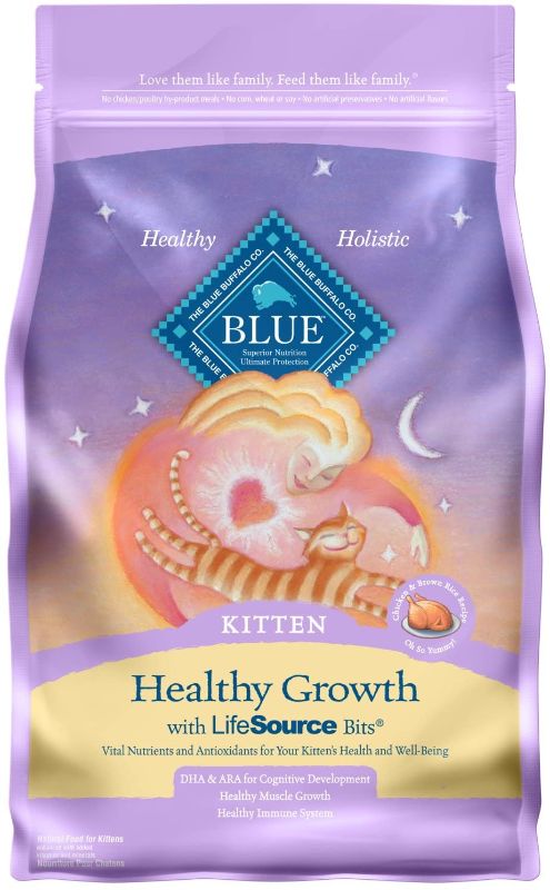 Photo 1 of Blue Buffalo Healthy Growth Natural Kitten Dry Cat Food, Chicken & Brown Rice FRESHEST BY 3/2/2023
