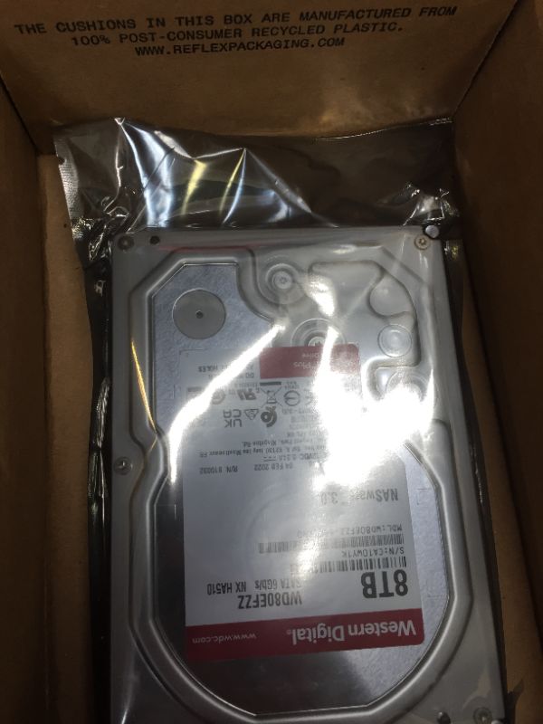 Photo 5 of WESTERN DIGITAL WD RED PLUS NAS HARD DRIVE 8TB FACTORY SEALED 