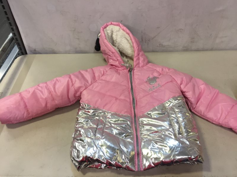 Photo 1 of KIDS MINI MOUSE SNOW JACKET SIZE 4T DIRT AND MINOR STAINS ON ITEM 