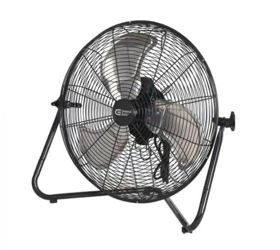 Photo 1 of 20 in. 3-Speed High Velocity Floor Fan
