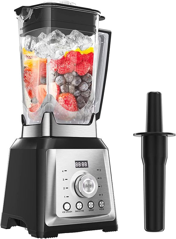 Photo 1 of Blenders for kitchen, 1450W Professional Countertop Blender with 68 oz Tritan Pitcher and 8 Adjustable Speeds, Smoothie Blender Maker for Shakes, Crushing Ice and Frozen Fruits
