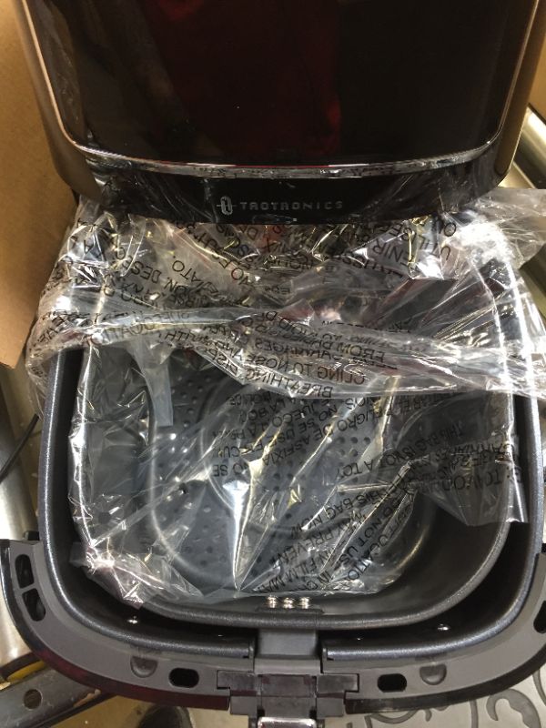 Photo 8 of Air Fryer, Large 6 Quart 1750W Air Frying Oven with Touch Control Panel