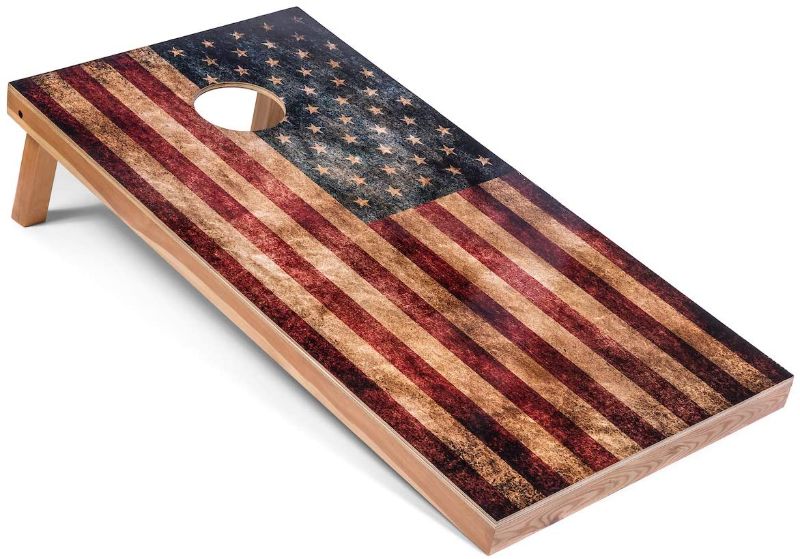 Photo 1 of 4 x 2 feet American flag corn hole--only one 