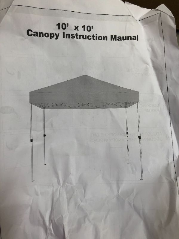Photo 1 of 10' x 10' Feet  Pop-Up Instant Canopy Tent