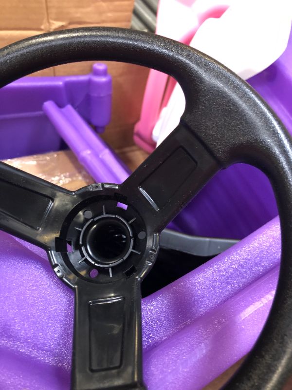 Photo 3 of Little Tikes Pink and Purple Princess Cozy Foot to Floor Kids Ride On Truck