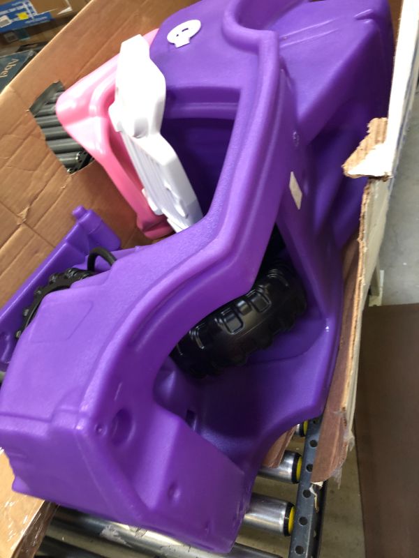 Photo 2 of Little Tikes Pink and Purple Princess Cozy Foot to Floor Kids Ride On Truck