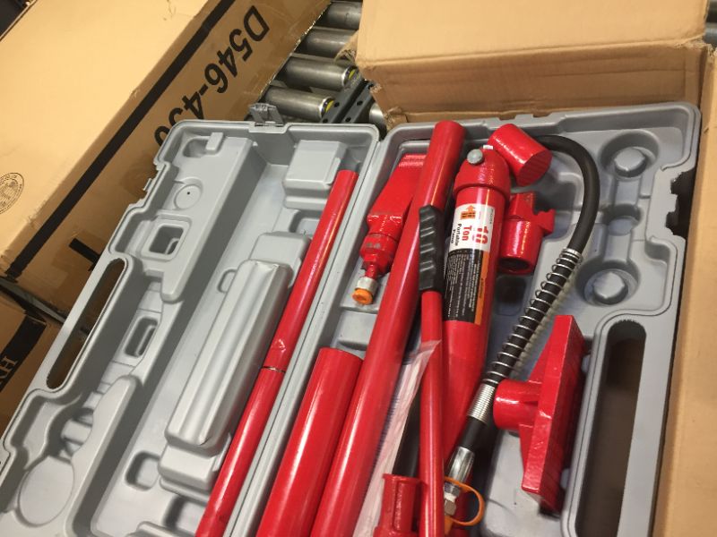 Photo 1 of Comie 10 Ton Porta Power Hydraulic Jack Air Pump Lift Ram Body Frame Repair Kit Auto Shop Tool Heavy Set

