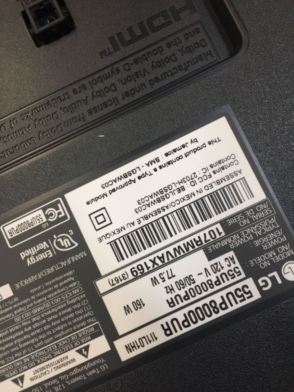 Photo 1 of LG 80 Series 55" Alexa Built-in, 4K UHD Smart TV, 60Hz Refresh Rate, Filmmaker Mode, Game Optimizer (55UP8000, 2021)
