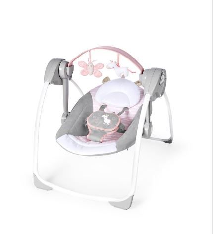 Photo 1 of Ingenuity Comfort 2 Go Portable Compact Swing with TrueSpeed - Flora
