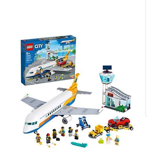 Photo 1 of LEGO City Passenger Airplane 60262, with Radar Tower, Airport Truck with a Car E
