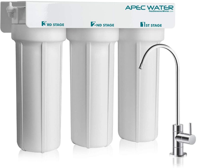 Photo 1 of APEC WFS-1000 Super Capacity Premium Quality 3 Stage Under-Sink Water Filter
