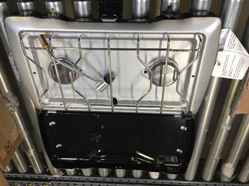 Photo 1 of Coleman Triton 2-Burner Propane Stove Manual Ignitor, Black
lightly used