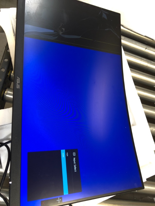 Photo 2 of ASUS TUF Gaming VG27VH1B 27” Curved Monitor, 1080P Full HD, 165Hz (Supports 144Hz), Extreme Low Motion Blur, Adaptive-sync, FreeSync Premium, 1ms, Eye Care, HDMI D-Sub, BLACK (SELLING FOR PARTS )
