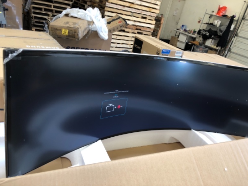 Photo 1 of SAMSUNG 49-inch Odyssey G9 Gaming Monitor | QHD, 240hz, 1000R Curved, QLED, NVIDIA G-SYNC & FreeSync | LC49G95TSSNXZA Model
