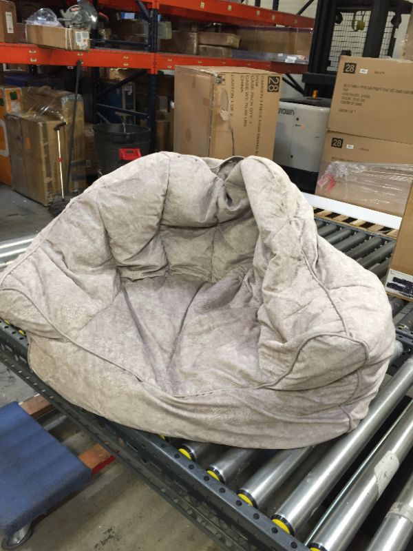 Photo 1 of Big Joe Hug Beanbag Chair Gray
