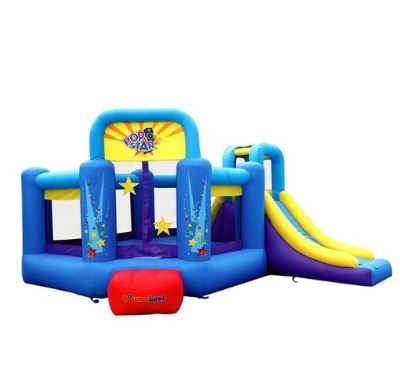 Photo 1 of Bounceland 9143 Pop Star Bounce House With Slide - Blue
