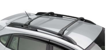 Photo 1 of BrightLines Cross Bar Roof Rack Replacement for 2013 - 2017 Sabaru Crosstrek and 2012-2016 Impreza, Set of 2pcs, Black Aluminum Roof Top Crossbars

