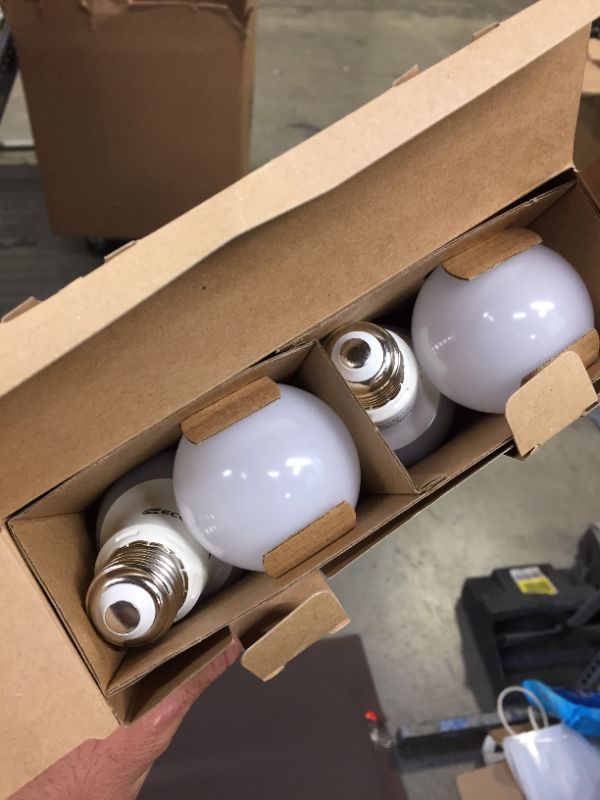 Photo 1 of EcoSmart 40-Watt Equivalent A19 Non-Dimmable LED Light Bulb Soft White (4-Pack)
