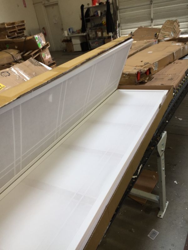 Photo 3 of 3 panel divider white 6' tall 