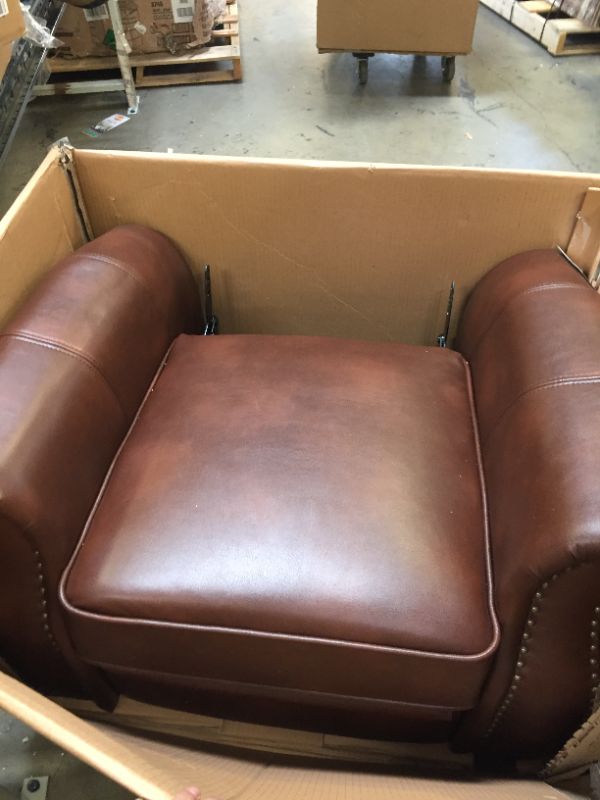 Photo 1 of Brown Leather Cigar Recliner - NH216692
