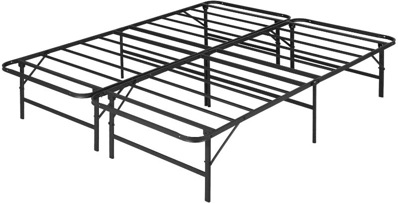 Photo 1 of 
VECELO 14 Inch Foldable Metal Platform Bed Frame, Tool-Free Assembly/Box Spring Replacement/Quiet Noise Free-Full, Black