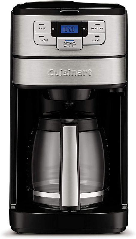 Photo 1 of Cuisinart DGB-400 Automatic Grind & Brew 12-Cup Coffeemaker, Black/Silver
