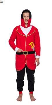 Photo 1 of 4 Silver Lilly Pirate Pajamas - Adult Cosplay Sea Captain - Costume small
