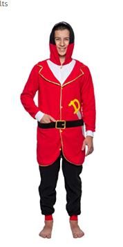 Photo 1 of 4 Silver Lilly Pirate Pajamas - Adult Cosplay Sea Captain - Costume small