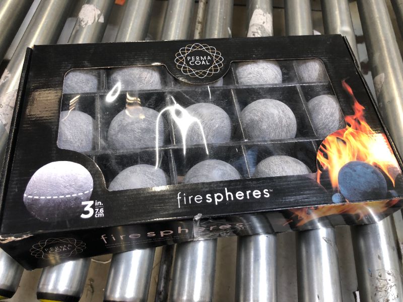 Photo 2 of Bond Manufacturing Ceramic Fire Balls | Set of 15 | Fire Pit / Fire Table Accessory for Indoor and Outdoor Fireplace
