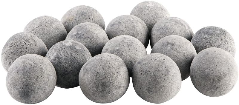 Photo 1 of Bond Manufacturing Ceramic Fire Balls | Set of 15 | Fire Pit / Fire Table Accessory for Indoor and Outdoor Fireplace
