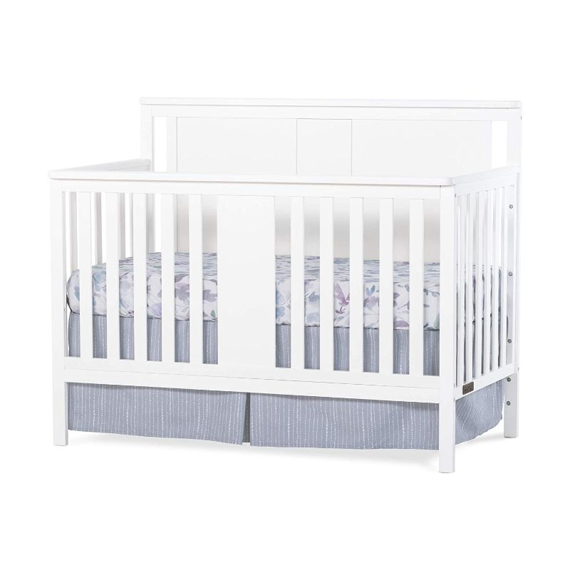 Photo 1 of Forever Eclectic Quincy 4-in-1 Convertible Crib, Matte White
