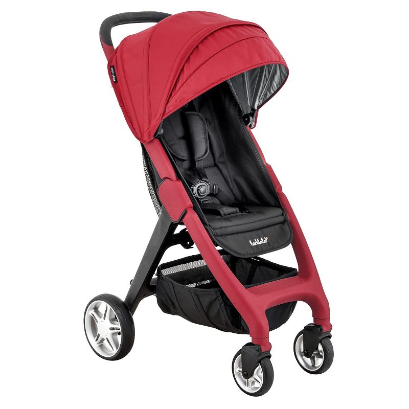 Photo 1 of Larktale chit Chat Stroller | Lightweight Compact Stroller for Babies and Toddlers 6 Months and Up | Best Compact Stroller for Travel | Features One-Handed Steering and Easy Fold, Barossa Red
