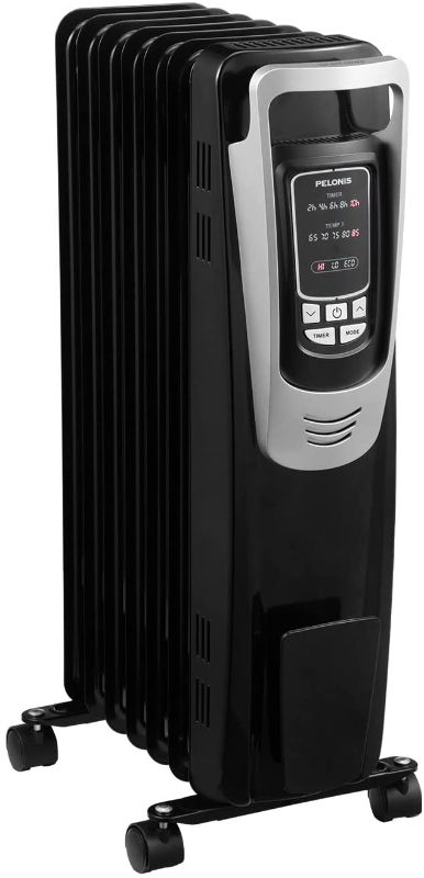 Photo 1 of 
PELONIS Electric 1500W Oil Filled Radiator Heater with Safety Protection, LED Display, 3 Heat Settings and Five Temperature settings. Perfect for for Home or Office
