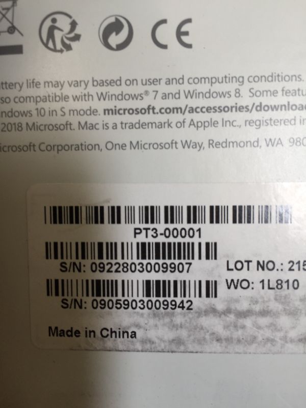 Photo 3 of Microsoft Wireless Desktop 900 - Black. Wireless Keyboard and Mouse Combo. Right/Left Hand Use Mouse. USB Connectivity
