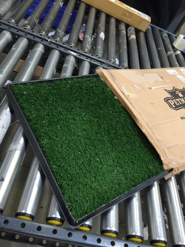 Photo 1 of Artificial Grass Puppy Pad for Dogs and Small Pets – Portable Training Pad with Tray – Dog Housebreaking Supplies by PETMAKER (20" x 25")
