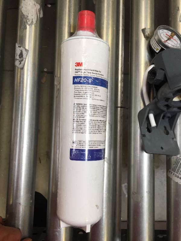 Photo 5 of 3M Water Filtration Products System for Commercial Ice Maker Machines ICE120-S, High Flow Series, Reduces Sediment, Chlorine Taste and Odor, Cysts, Inhibits Scale, 1.5 GPM, 9,000 Gallon Capacity
