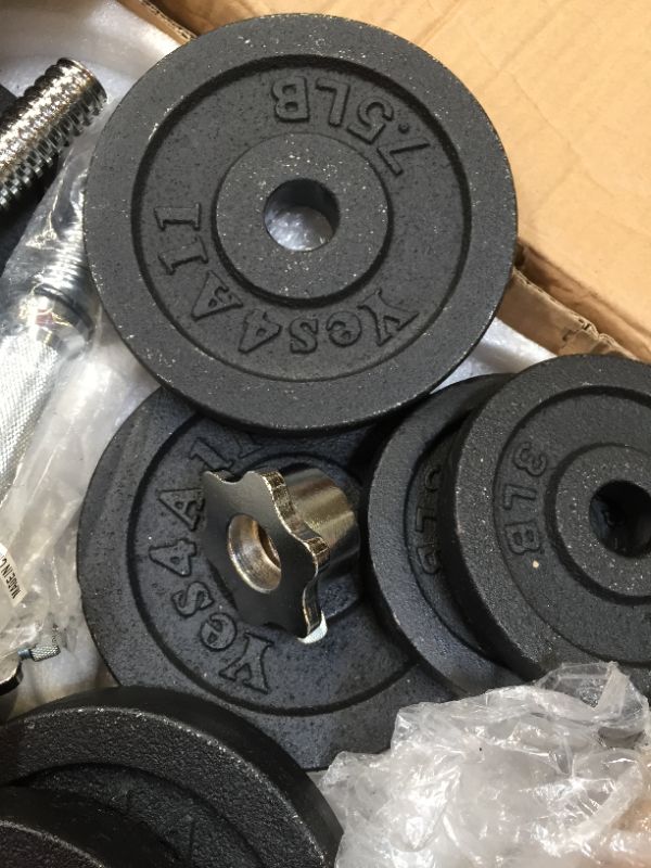 Photo 3 of adjustable dumbbells set 