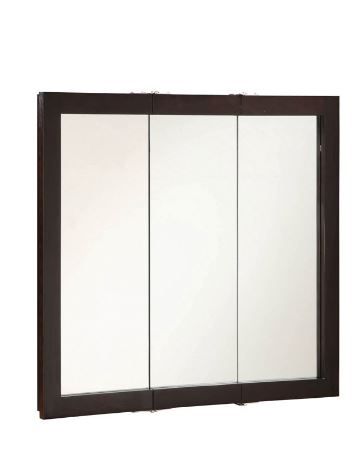 Photo 1 of Design House Ventura 36 in. W x 30 in. H x 6 in. D Framed Tri-View Surface-Mount
