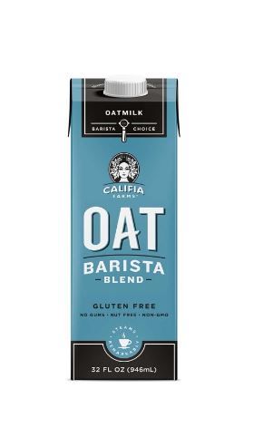 Photo 1 of Califia Farms Oat Barista Blend Oat Milk, Dairy Free Milk, 32 oz 6count exp 23 nov 2021
