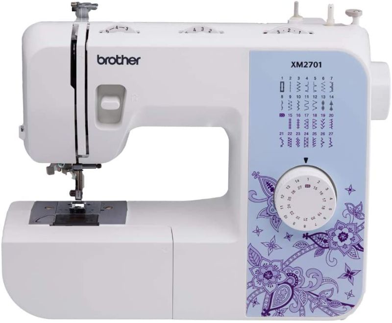 Photo 1 of Brother XM2701 Sewing Machine, Lightweight, Full Featured, 27 Stitches, 6 Included Feet
