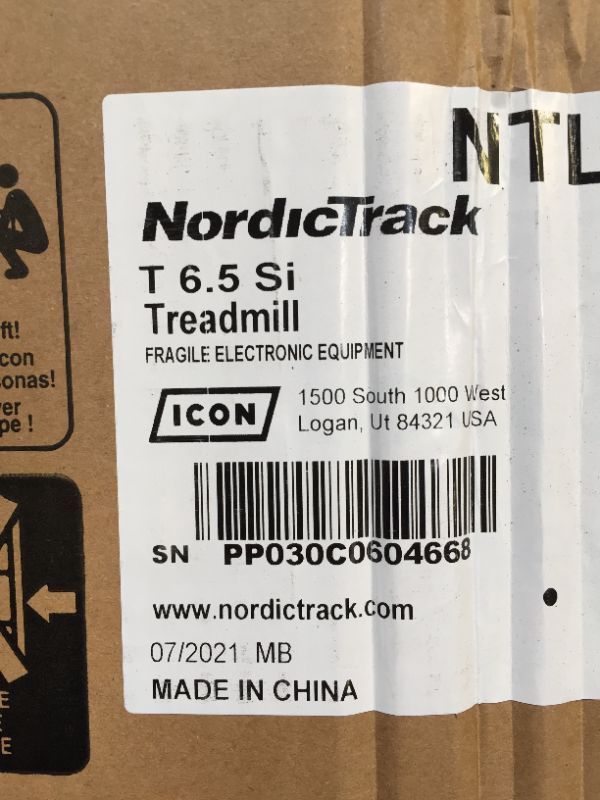 Photo 4 of NordicTrackt6.5 si treamill 
