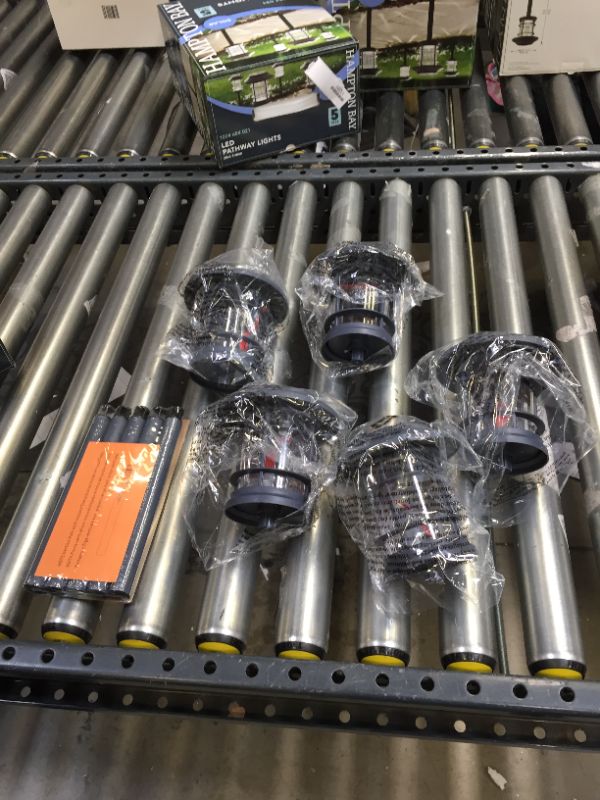 Photo 1 of 2 Solar Gray LED 10 Lumen Path Light (5-Pack)
