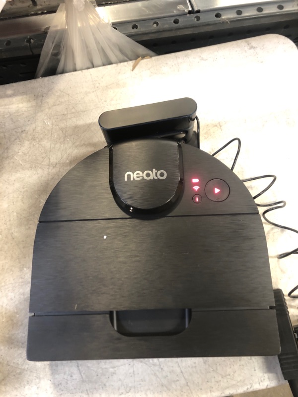 Photo 1 of Neato D9 Intelligent Robot Vacuum Cleaner–LaserSmart Nav, Smart Mapping, Cleaning Zones, WiFi Connected, 200-min runtime, Powerful Suction, Turbo Clean, Edges, Corners & Pet Hair, XXL Dustbin, Alexa
