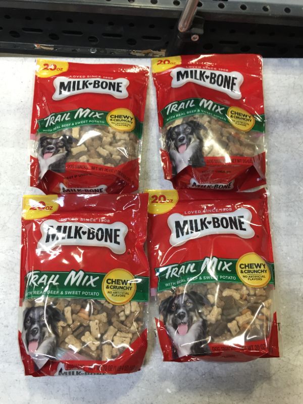 Photo 2 of Milk-Bone Trail Mix With Real Beef & Sweet Potato Dog Treats, 20-Ounce pack of 4 04/02/2022