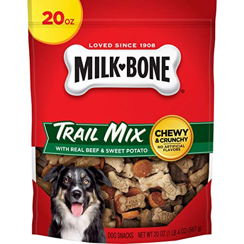 Photo 1 of Milk-Bone Trail Mix With Real Beef & Sweet Potato Dog Treats, 20-Ounce pack of 4 04/02/2022