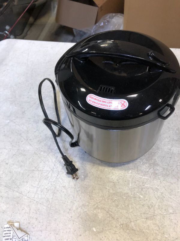 Photo 4 of Aroma Rice Cooker 8 Cup, Silver